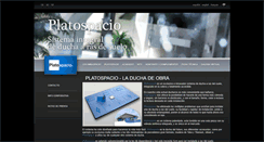 Desktop Screenshot of platospacio.com