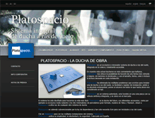 Tablet Screenshot of platospacio.com